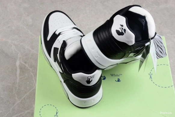 O-W Out Sneakers Of Leather Office Low-top 0902